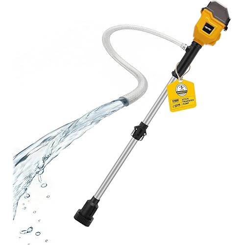 Brushless Stick Water Transfer Pump Compatible with Dewalt 20V Battery(Tool Only), 720GPH Cordless Water Pump Submersible Sump Pump Utility Pump for Pool Garden Pond
