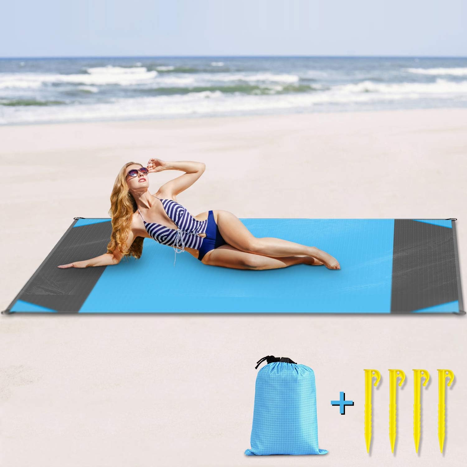 coperta con tasche di sabbia