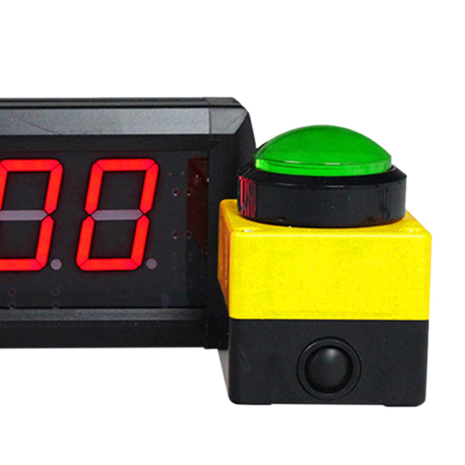 Tragbare Zeitschaltuhr aus Aluminiumlegierung mit LED Anzeige für Werbeveranstaltungen. Großer digitaler Timer mit LED, 10 Sekunden Challenge usw.