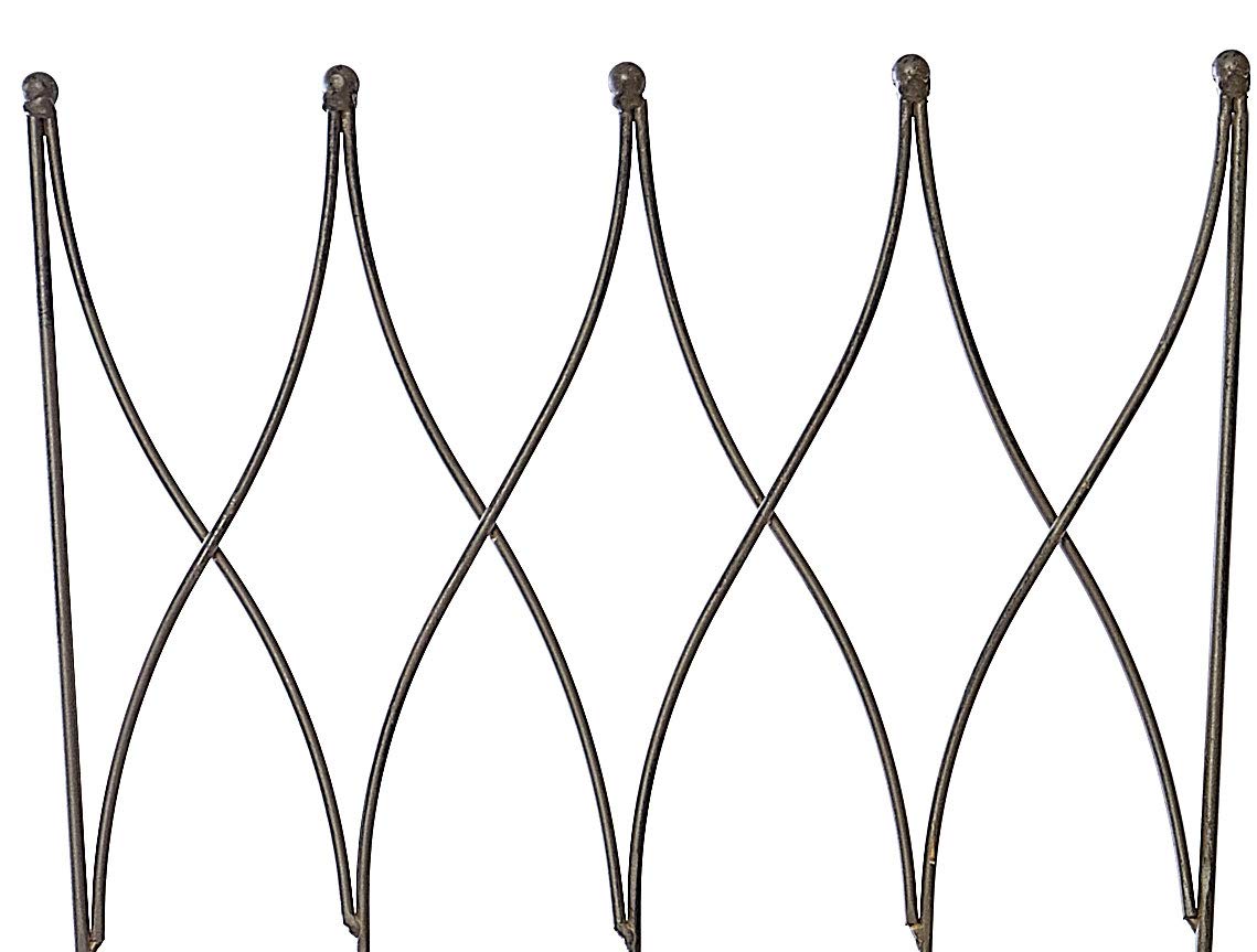 Buy RUDDINGS WOOD Diamond Metal Garden Trellises Vintage Rust Effect