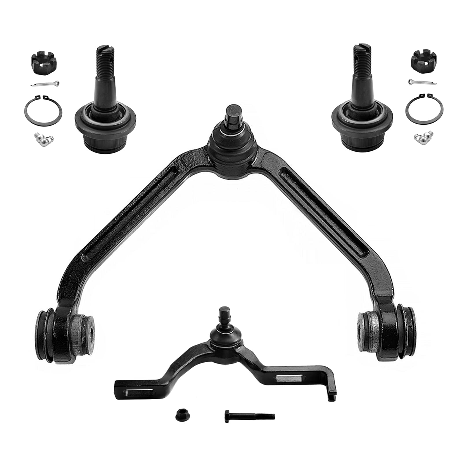 ASTARPRO 4pcs Suspension Kit Front Upper Control Arm and Lower Ball Joints Compatible with Ford Explorer Ranger Mercury Mountaineer Mazda B2500 B3000 B4000