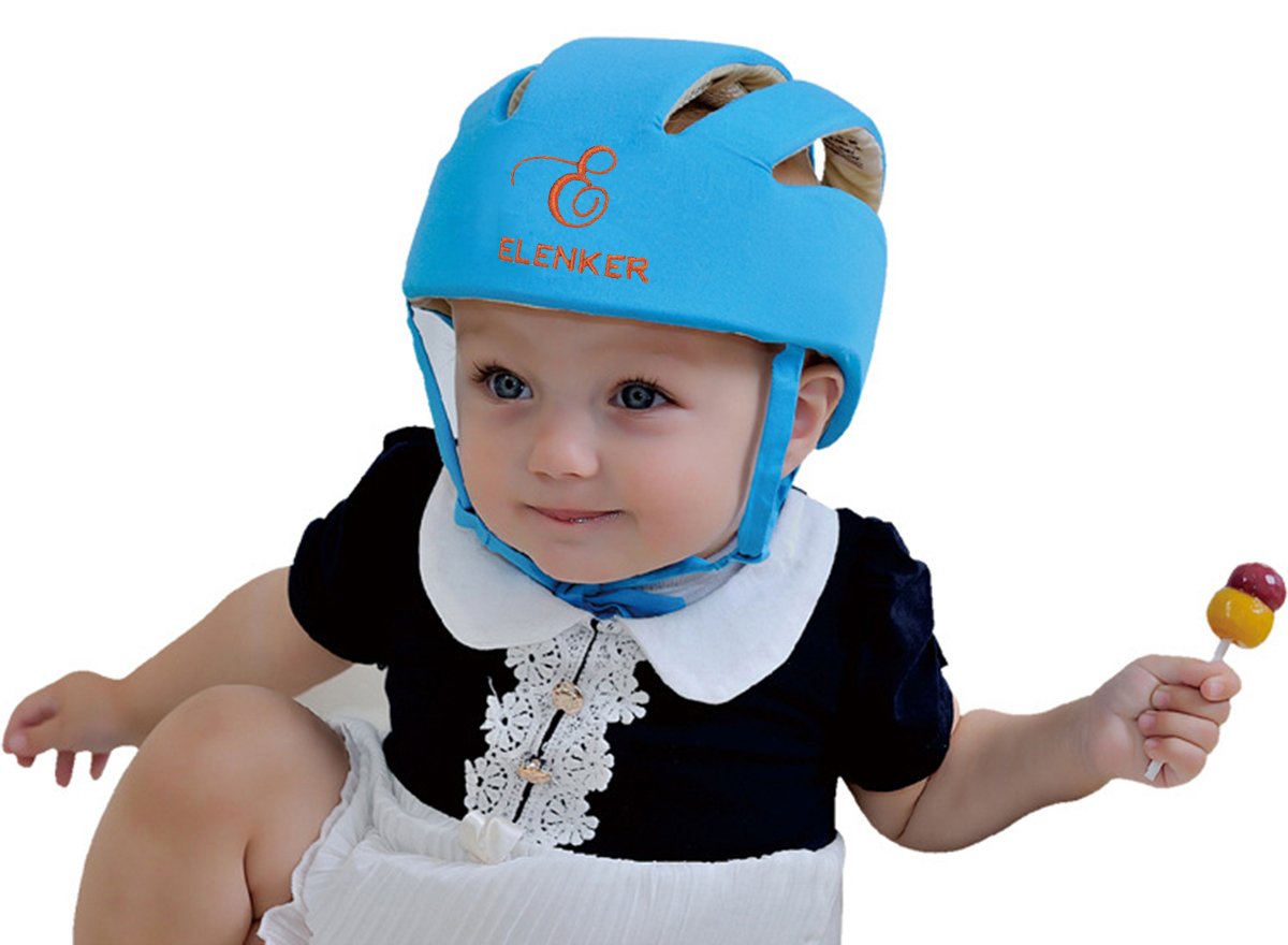 ELENKER Baby Adjustable Safety Helmet Children Headguard