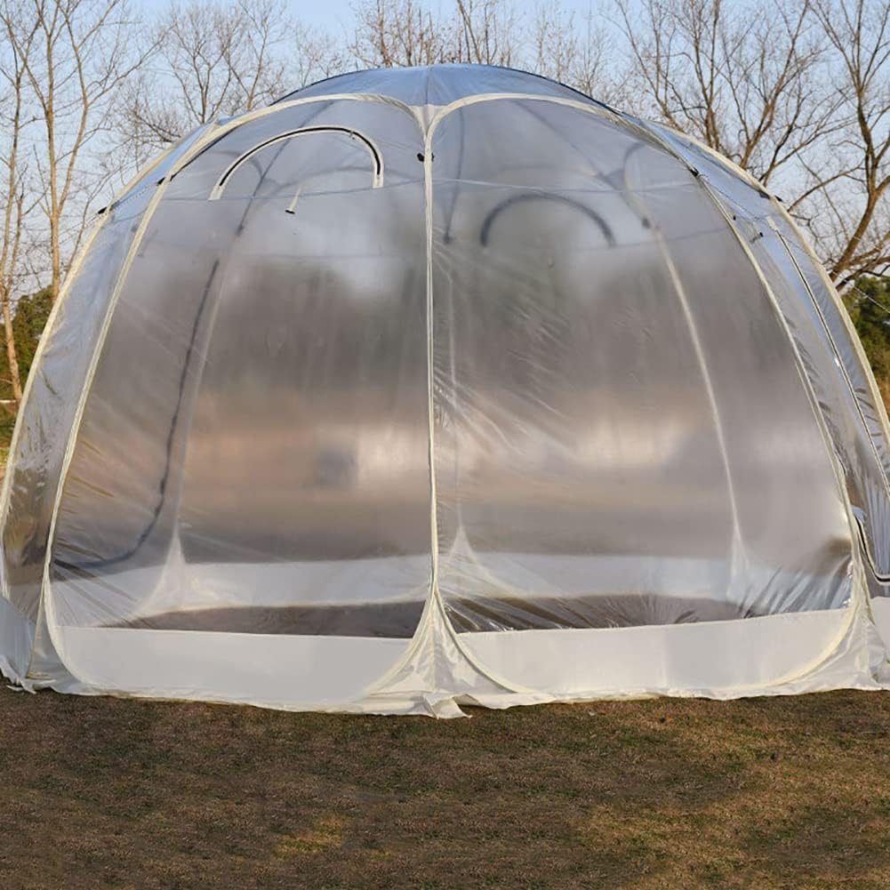 Igloo Dome Garden Patio Canopy Shelter, 3.6m Pop Up Gazebo Screen