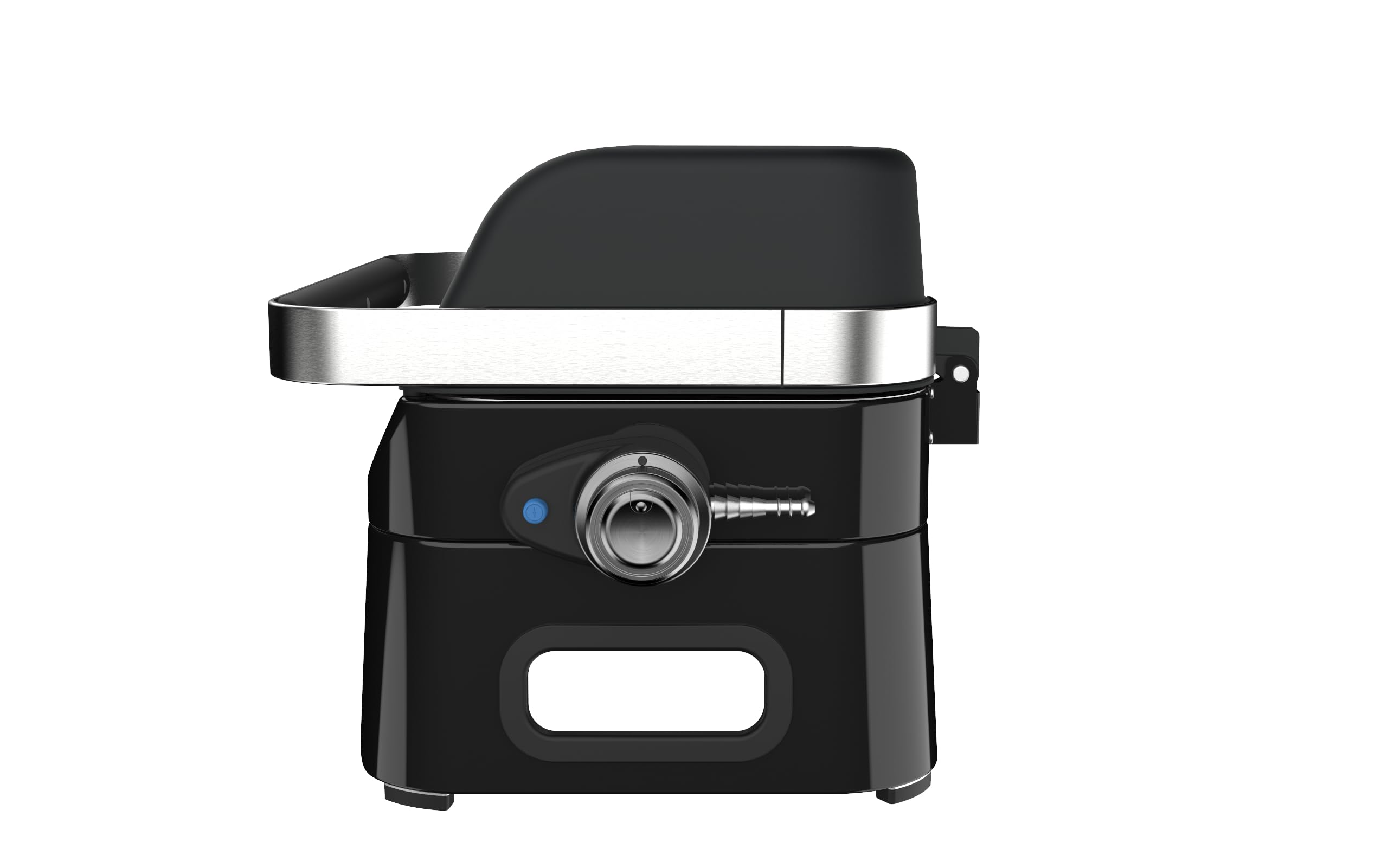 CAMPINGAZ Attitude2go Barbecue à gaz avec couvercle portable pour balcon, barbecue de camping avec thermomètre et grill en fonte, fonctionne avec des bouteilles de gaz standard