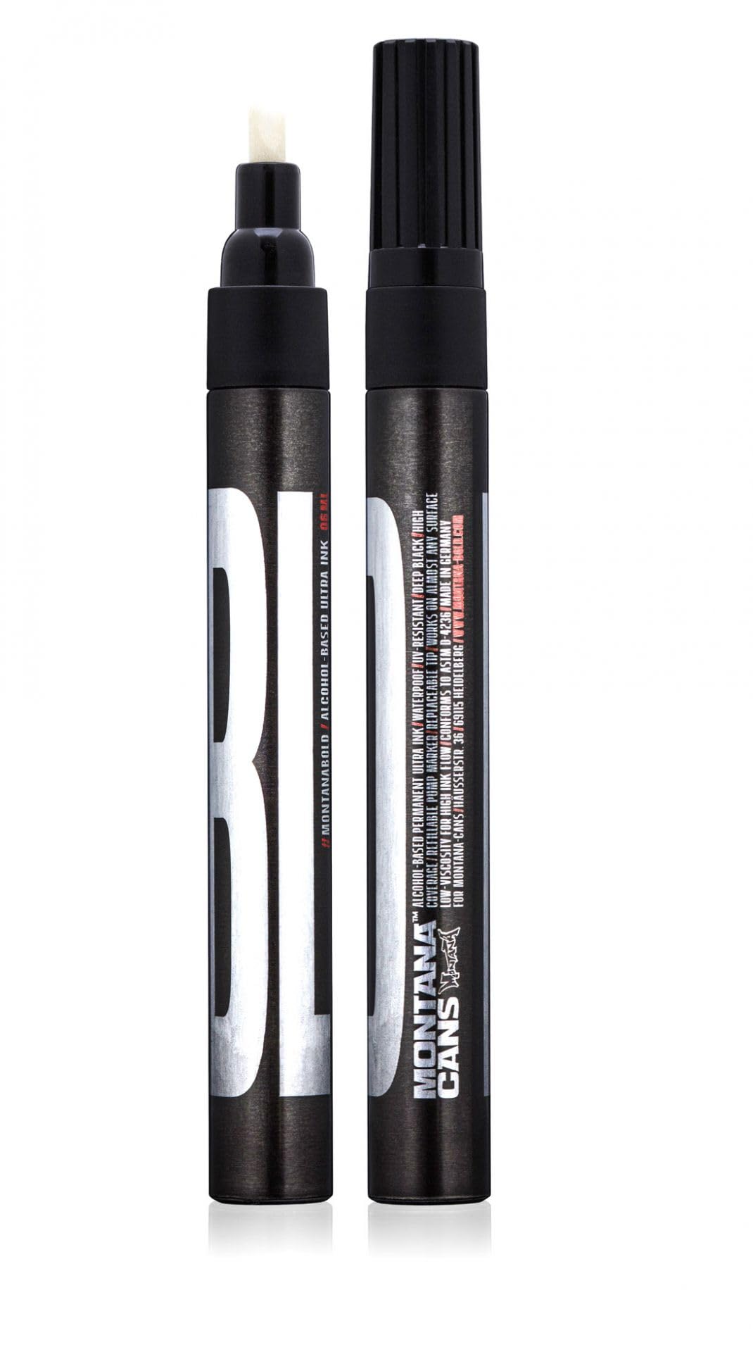 Montana Black Pocket Cans Zestaw puszek ze sprayem 3 x 50 ml Czarny + Marker