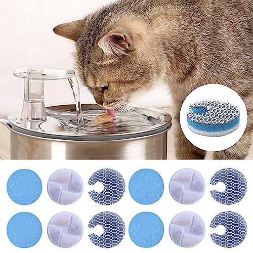 Filtro recambio para fuente de agua para gatos 4 unidades miniatura 2
