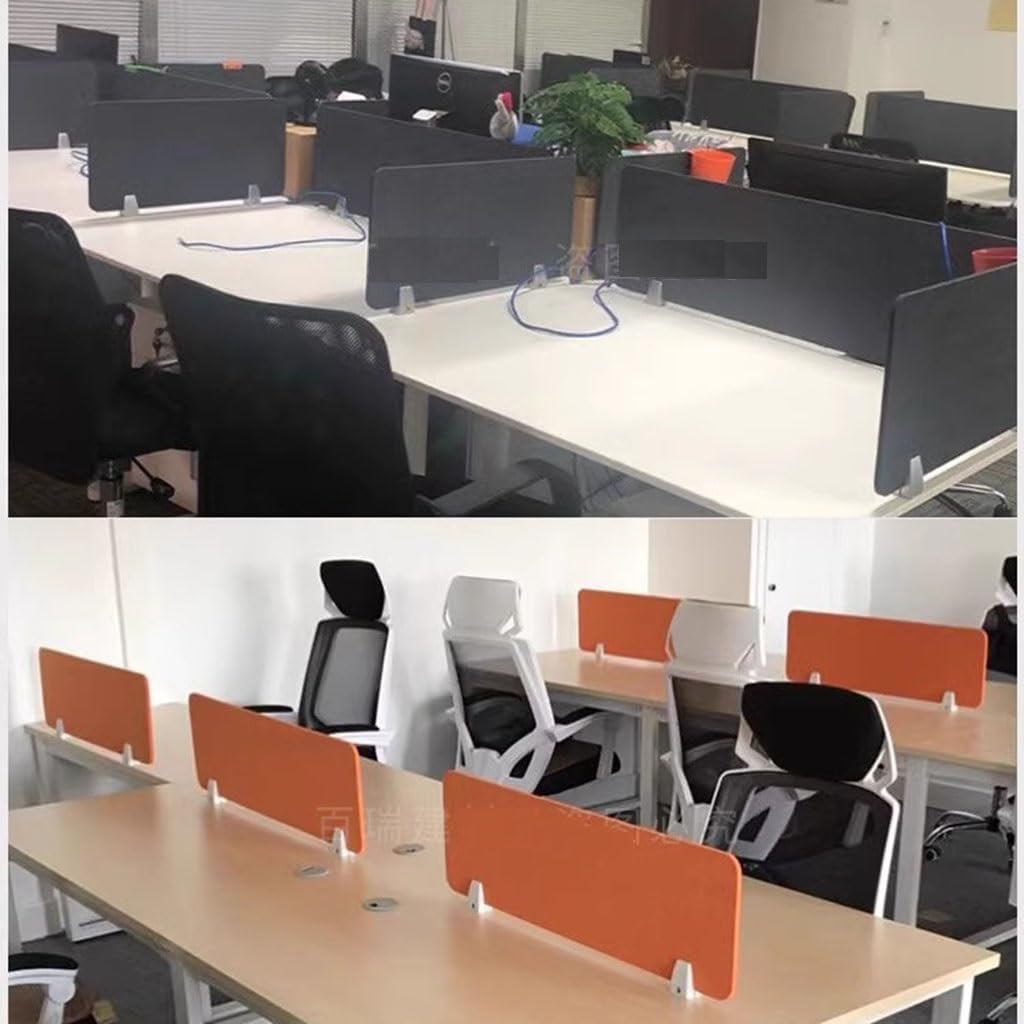 Pannelli fonoassorbenti per ufficio, set di 4 divisori insonorizzati (blu, 30 x 120 cm) riduzione del rumore, per privacy Worpace