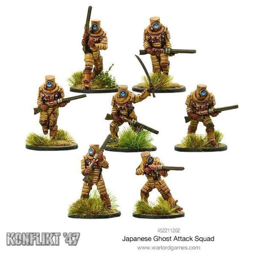 Warlord Games, Japanese Ghost Attack Squad, Konflikt'47