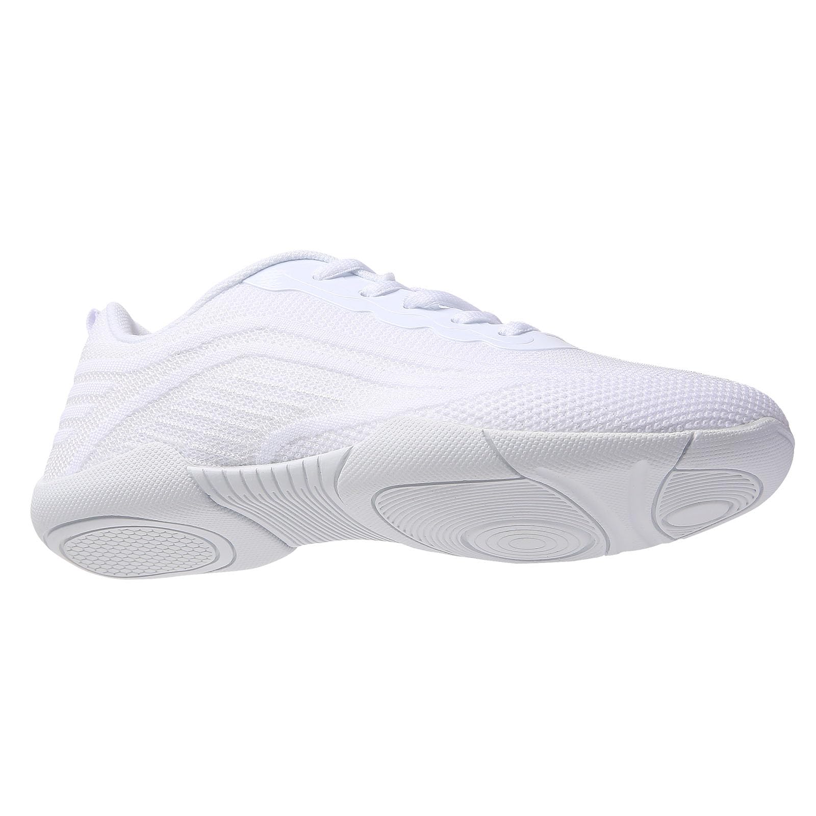 SECHRITE Cheerleading Cheerleader Scarpe Da Donna Bianca Nero Ragazza Leggero Traspirante Scarpe Da Ballo Sneakers