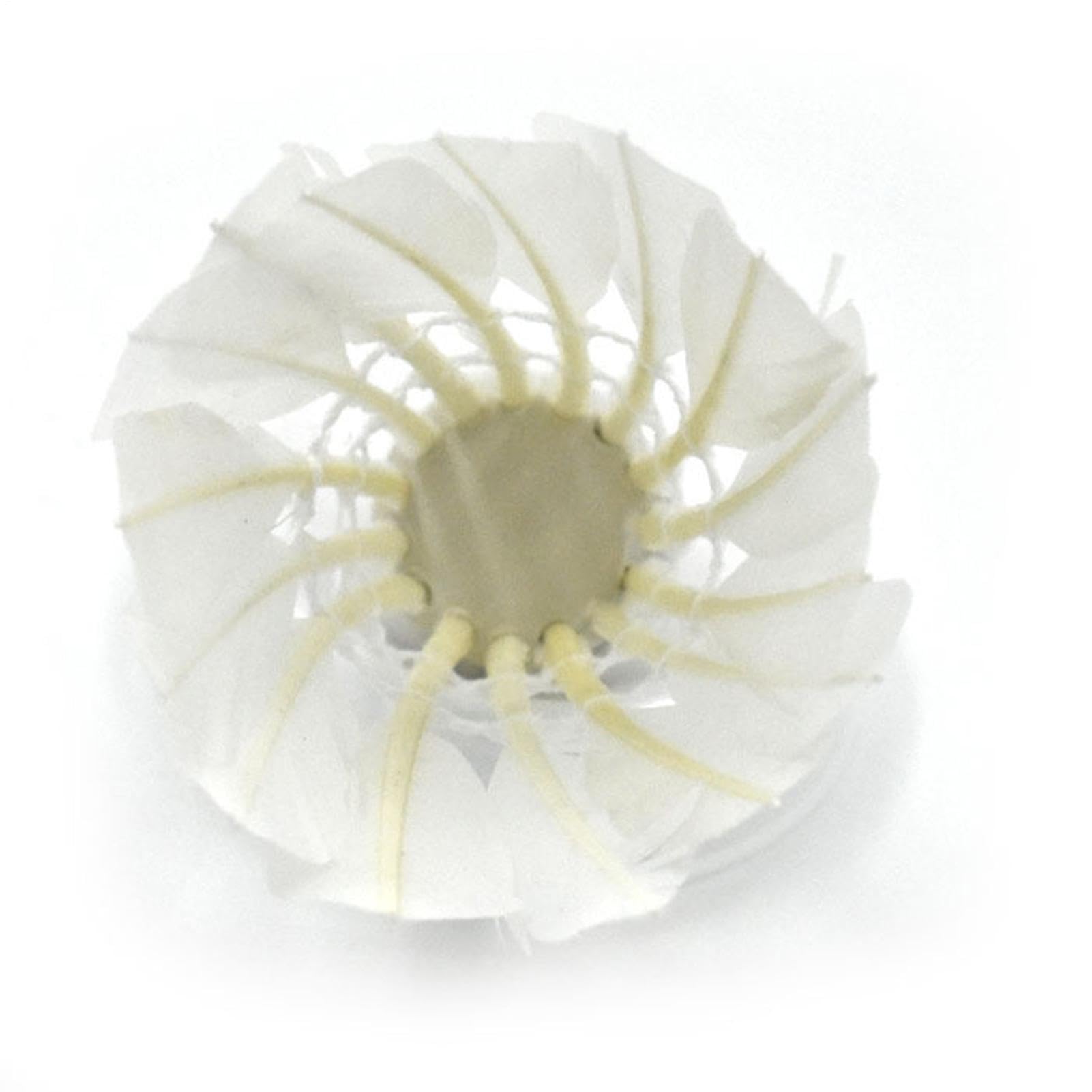 Feather Badminton Shuttlecocks, Training Shuttle Balls Set, Indoor Outdoor Badminton Shuttlecocks, Durable Feather Badminton Set, Lightweight Shuttlecocks For Kids, Training Badminton Feather Balls,