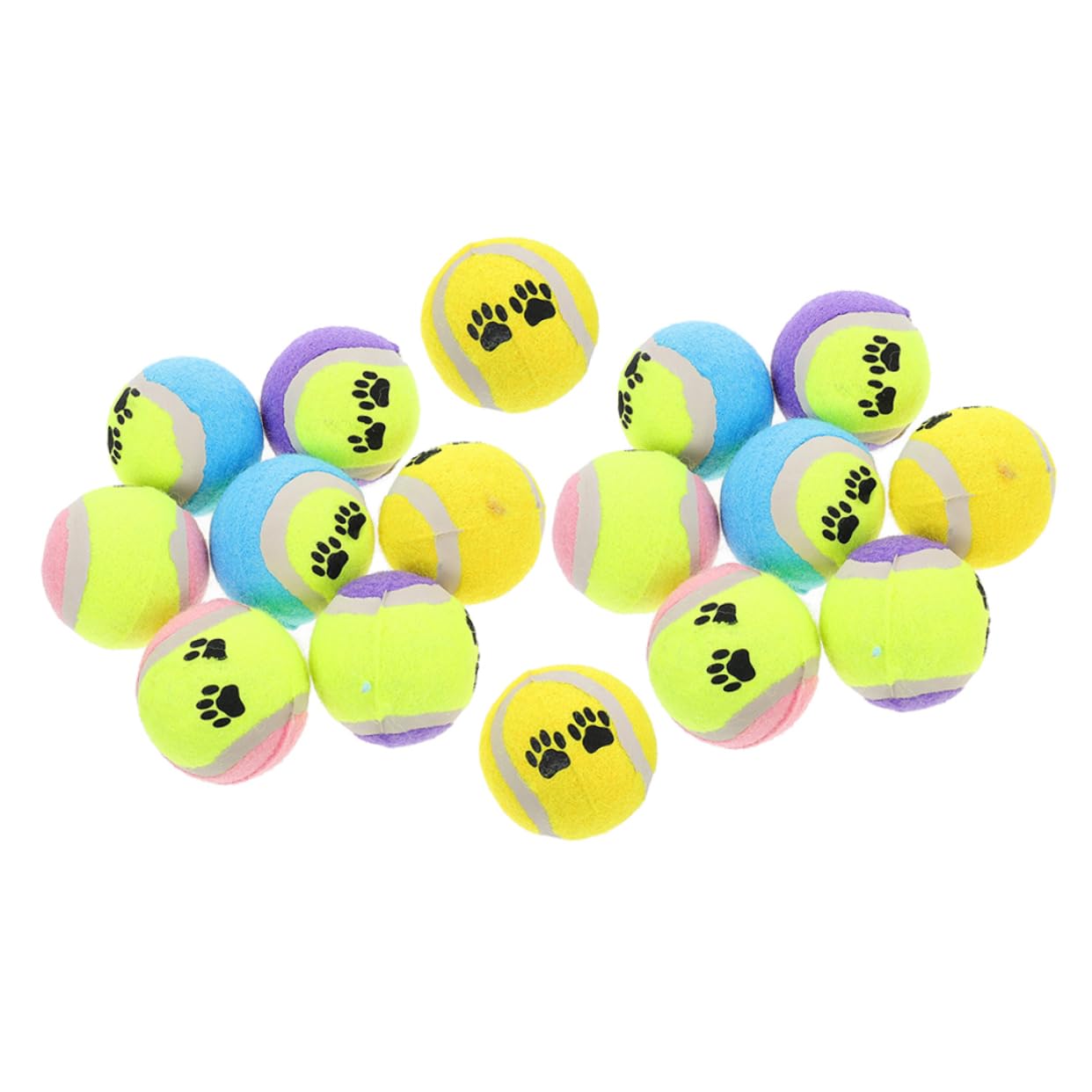 UPKOCH 16 Piezas de Caucho de Entrenamiento y Resistentes de Masticar Perros Pequeños Color Aleatorio Color Aleatorio