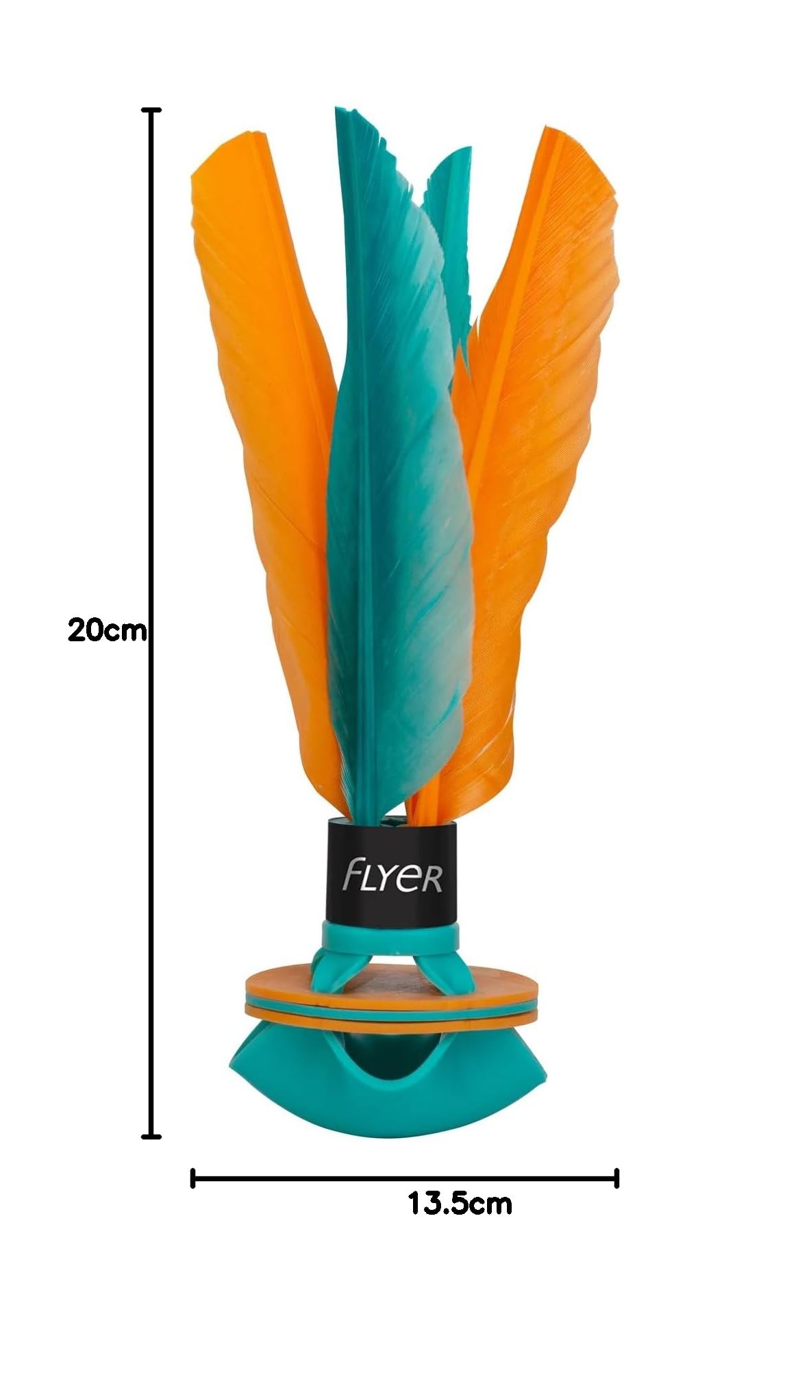 Waboba VOLI - Set de 2 Raquettes et Volant de Badminton pour Intérieur & Extérieur, Jouet pour Enfants & Adultes, Jeux en Famille pour Tous Âges