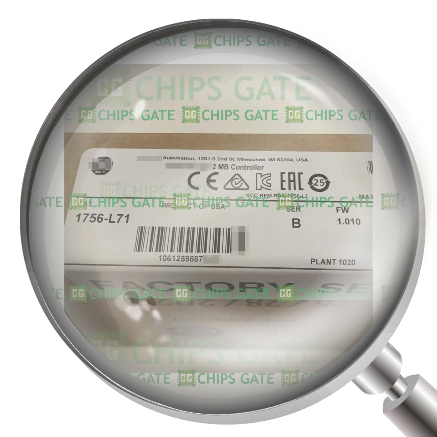 1756-L71 CG Chips GATE Sealed 1756-L71 PLC 2MB New