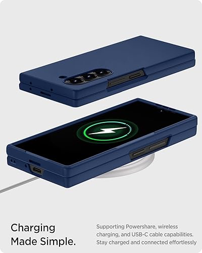 Miniatura 6 de Miimall Funda para Samsung Galaxy Z Fold 7 con protector de pantalla, la funda más delgada y resistente para Galaxy Z Fold 7 antihuellas, a prueba