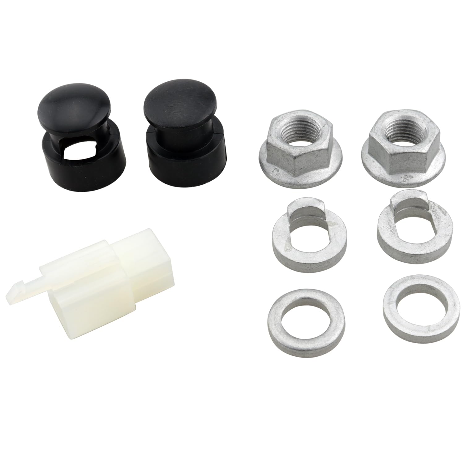 ZCZQC 1Set Motor Mounting Screw m12 Hub Motor Nut Bicycle Axle Screw Cover Washers Nut Cover E-Bike Centre Shaft Lock for Replacement of E-Bike Hub Motor Nut