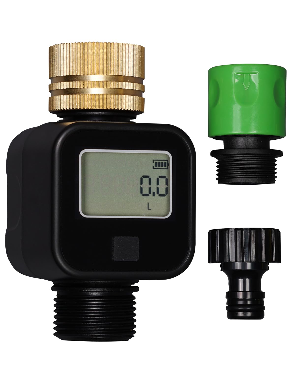 Compteur d'eau de jardin MOES numérique rotatif avec 4 modes de contrôle