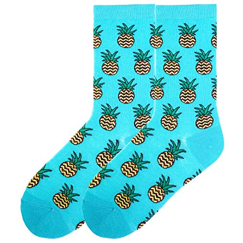 K. Bell Women's Fun Food & Drink Crew Socks-1 Pairs-Cool & Cute Pop Culture Novelty Gifts