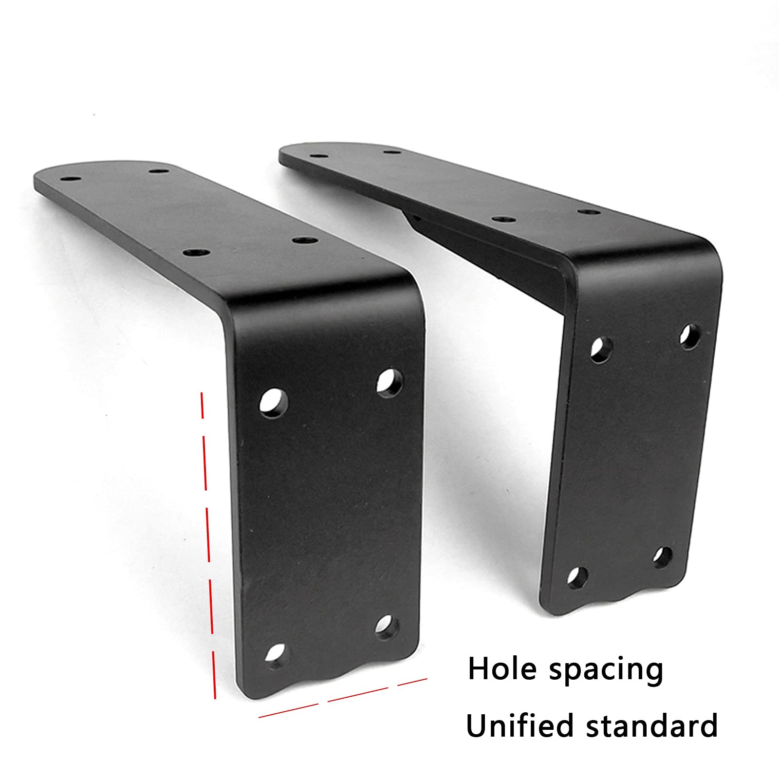 LIGUOYI 2Pcs Regalwinkel Schwerlast, Metall Regal Unterstützung, Wandkonsole, Wandmontage, Bodenträger Wandregal Mit Schrauben, Regalträger Winkel-Konsole, Regal-Konsole