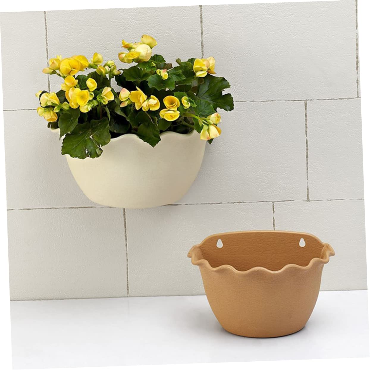 SUPVOX 1 Pc Supporto Per Vasi Da Fiori Da Esterno Fioriere Per Ringhiere Per Balconi Vasi Di Terracotta Appesi Vasi Per Piante Da Fioriere Da Esterno Wall Mount Secchio Sospeso