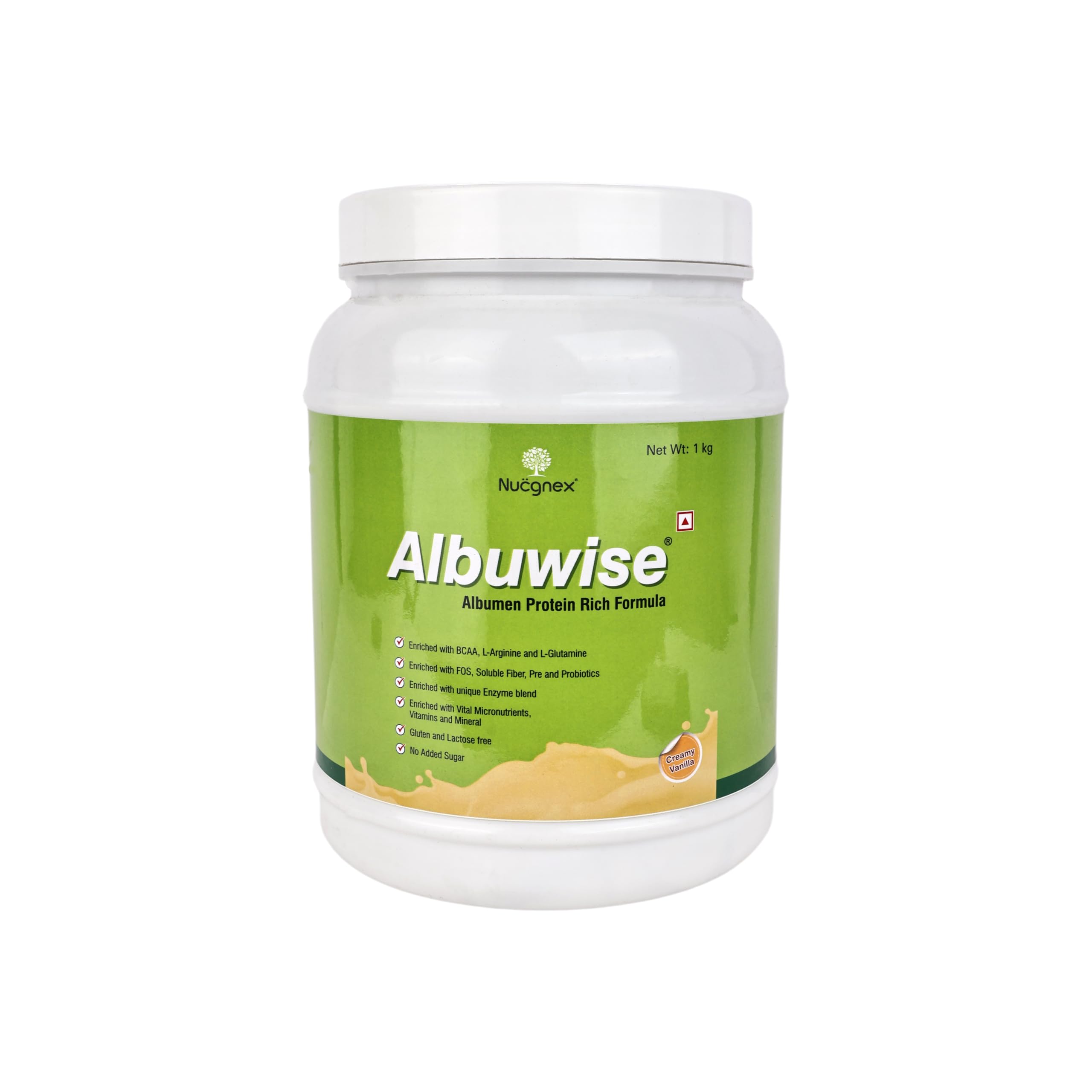 Nucgnex Albuwise Egg Protein Powder | 100% Pure Egg Albumin Protein | PDCAAS 1.0 Egg White Protein | Added Digestive Enzymes for Easy Absorption | Supports Muscle Recovery & Tissue Repair | Vanilla | 1kg-image-38