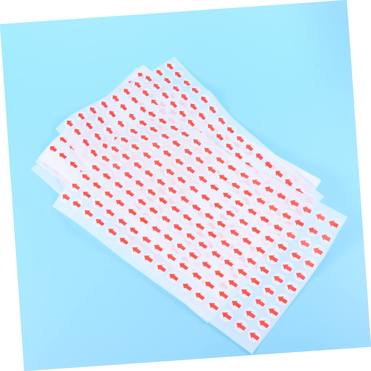 Étiquettes Fléchées Rouges Adhésives 3200 Pcs en Papier pour Inspection