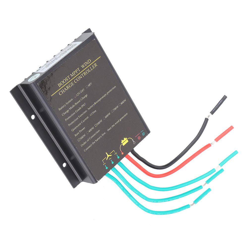 Regolatore di carica MPPT 800W Regolatore di energia eolica 48V Regolatore di turbina eolica impermeabile e Mppt Boost Charging, Potenza di ingresso ventilatore: 48v ≤ 800w
