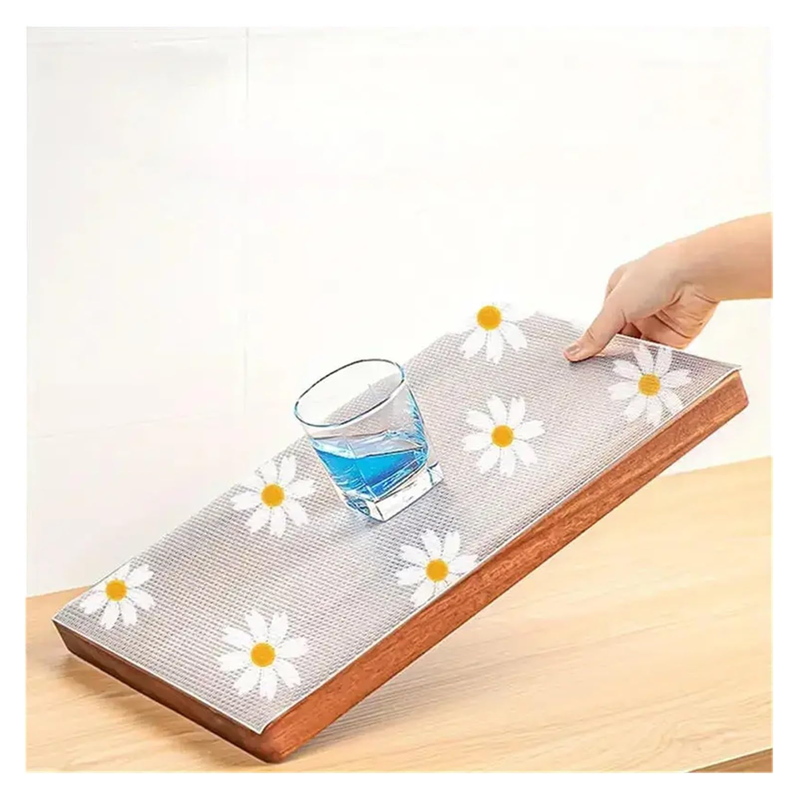 Szafki antypoślizgowe, Wkładka EVA na półkę Daisy w różnych rozmiarach do szuflady szafki kuchennej(50x200cm)
