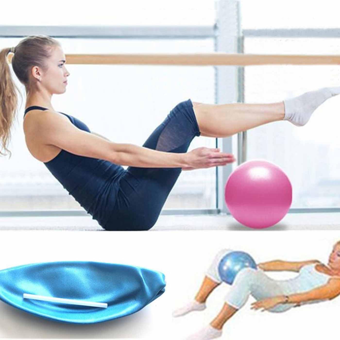 YUNFAN Pilates Set Für Zuhause - Komplettset Mit Ring, Ball Und Widerstandsbändern