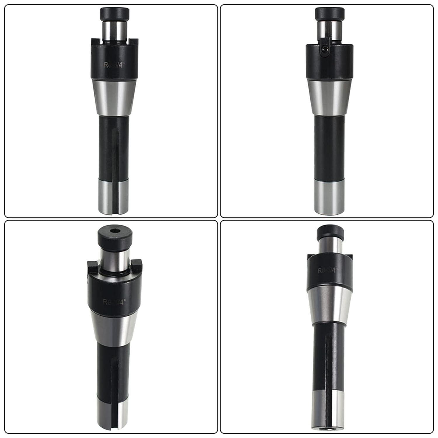 3/4Inch R8 Shank Shell Mill Arbor Adapter Replacement for Bridgeport Machine