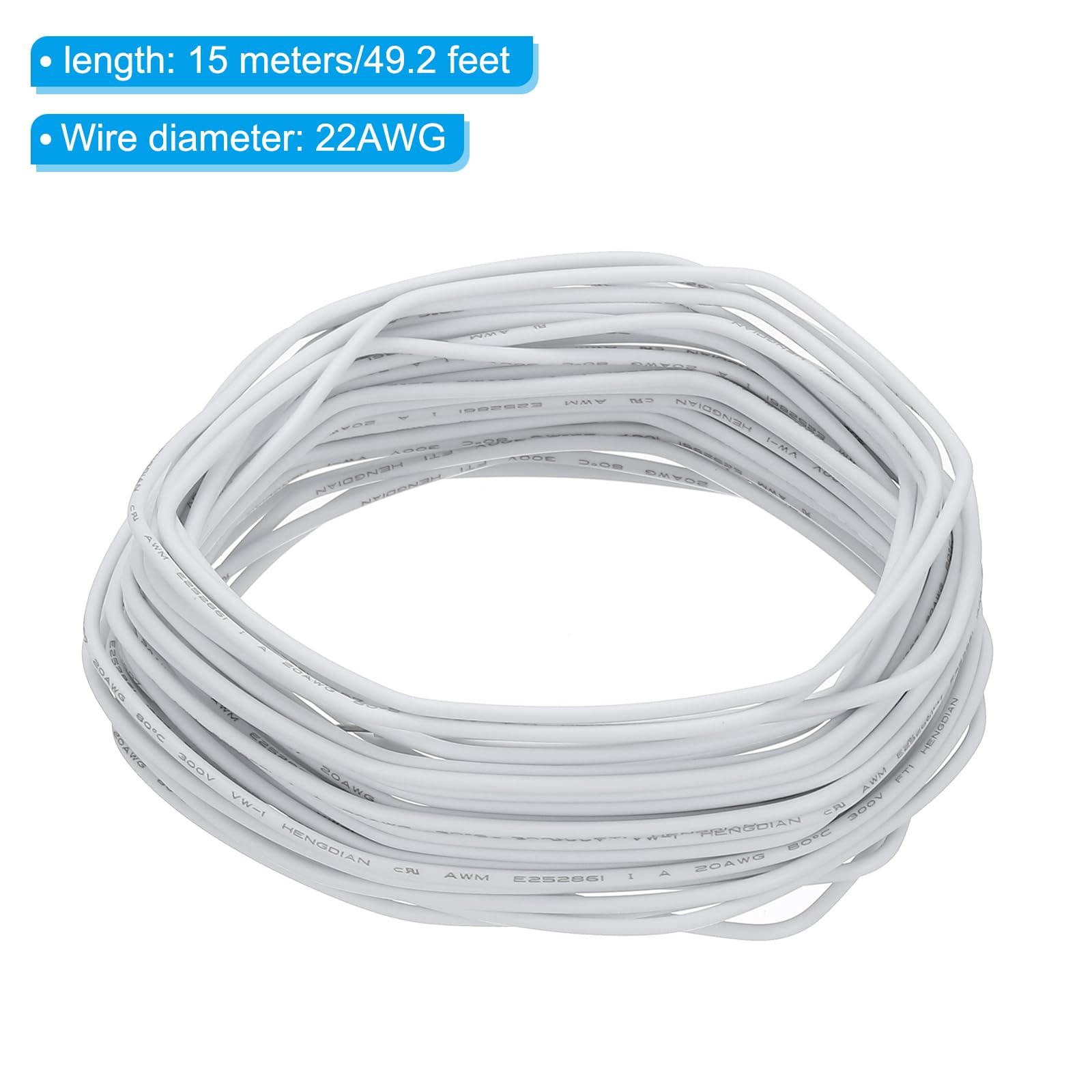PATIKIL 22AWG Solid Electric Wire - Image 2