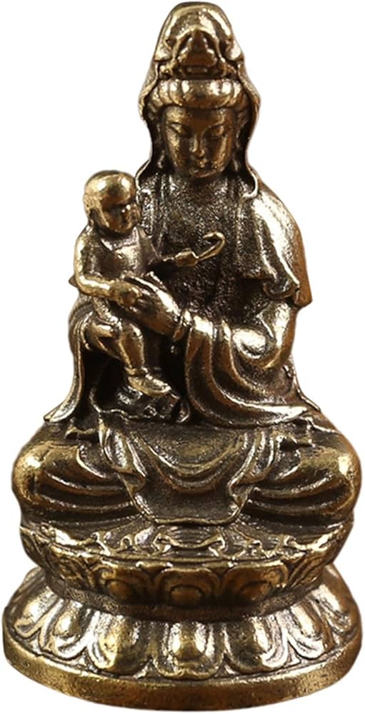 観音像 ゴールド 約15cm 仏具 置物 希少 楽天市場】純金製ミニ仏像 千手観音菩薩(子年生まれ) 高さ 2.3cm