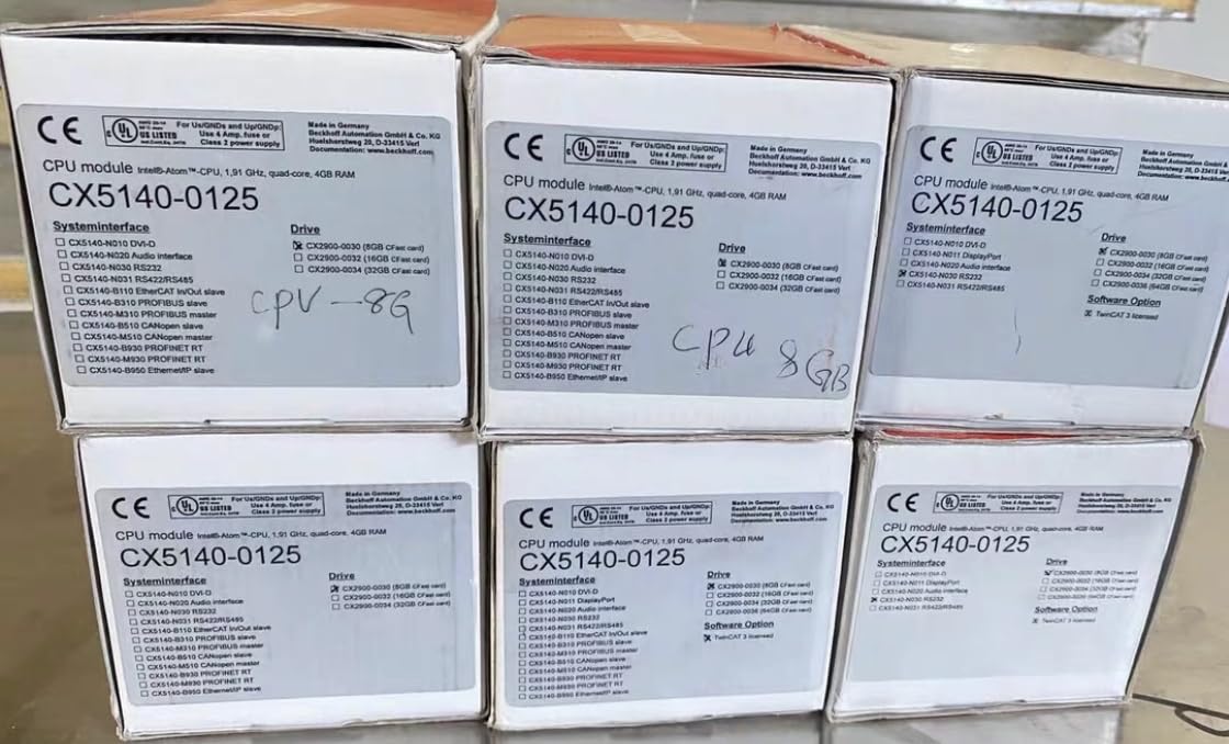 CX5140-0125 Remaining unutilized spare parts for projects