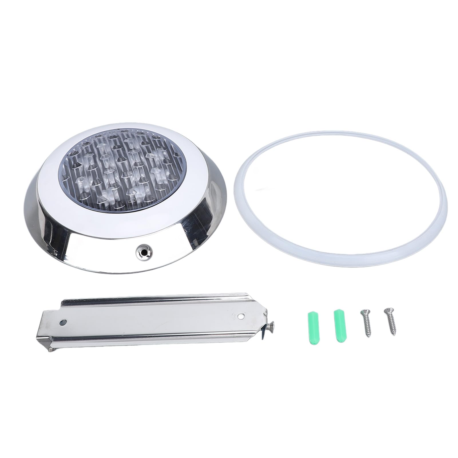 Asixxsix LED-Poolbeleuchtung, Wasserdichte LED-Unterwasserleuchten, 12V Niedervolt-Design,Wandmontage,Whirlpoolbeleuchtung für Unterirdische Pools, Springbrunnen,Teiche und Aquarien