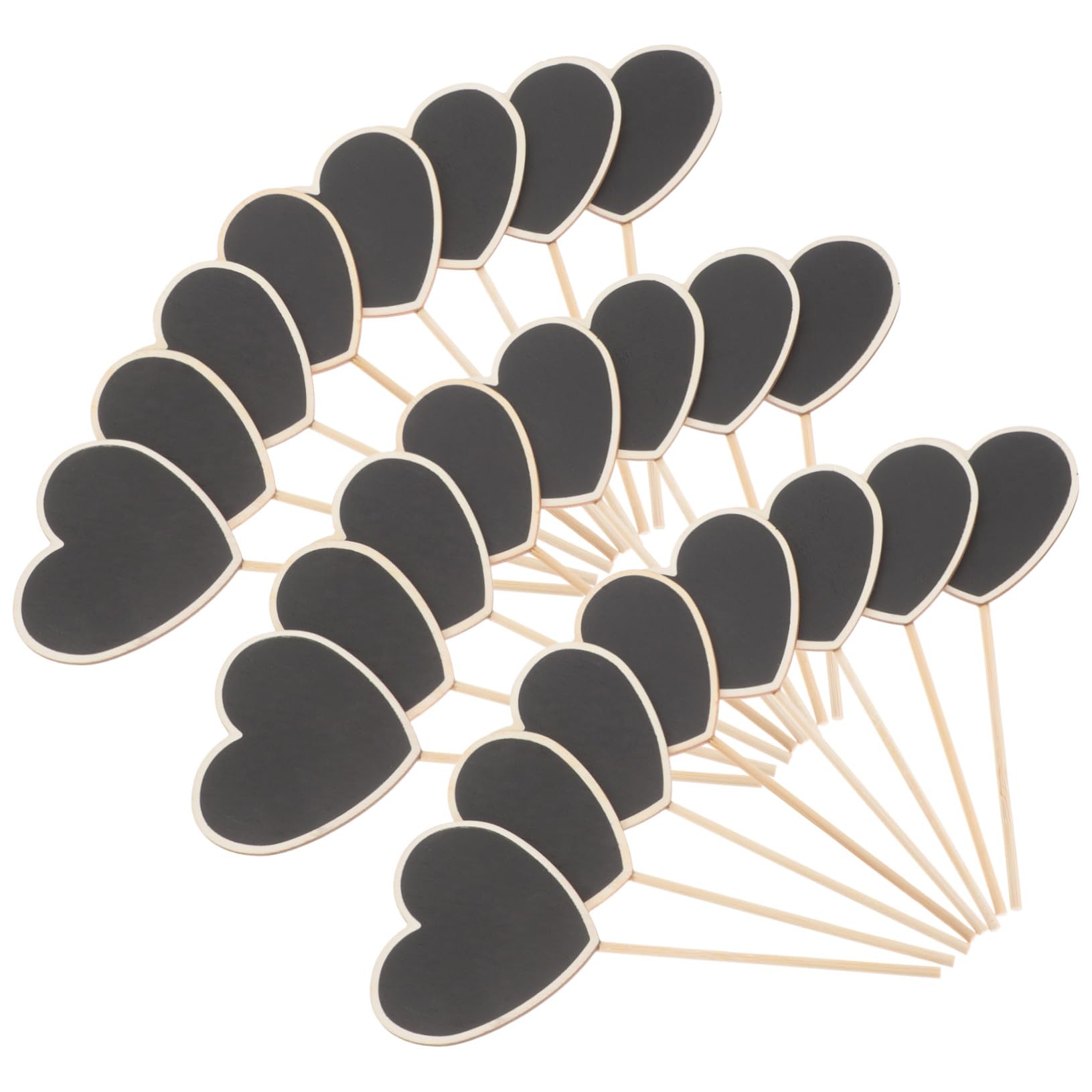 VICASKY 150 Pièces Étiquettes Cœur Ardoise pour Plantes Jardin Piquets Décoratifs Durables Marqueurs Jardin pour Pots et Accessoires Pratiques pour Fleurs et Légumes