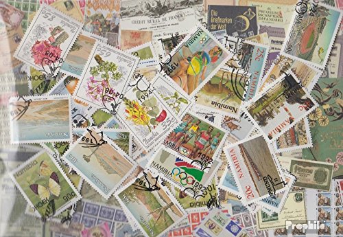 Timbres Namibie collection : lot de 50 timbres divers du Sud-Ouest de l'Afrique