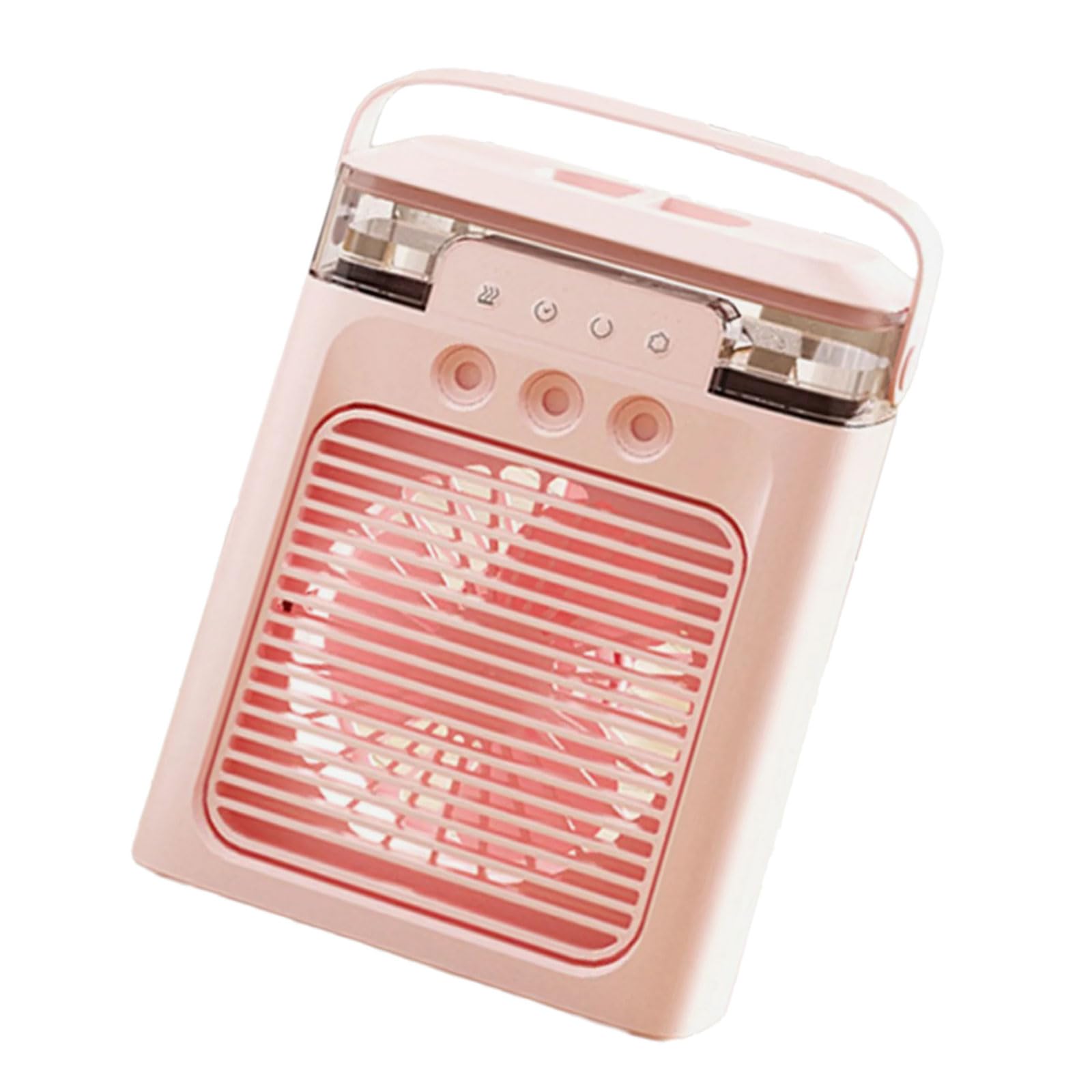 Rechargeable 3 Nozzle Desktop Fan Air Cooling Machine 3 Speeds Cooling Solution for Home Dormitory Own Desktop Humidifier