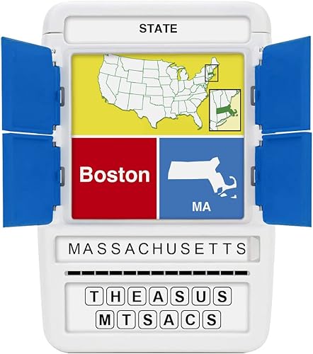 Miniatura 7 de 100 PICS US States & Capitals - Tarjetas didácticas para aprender de Estados Unidos, los 50 estados y las capitales, estuche funcional, para adultos