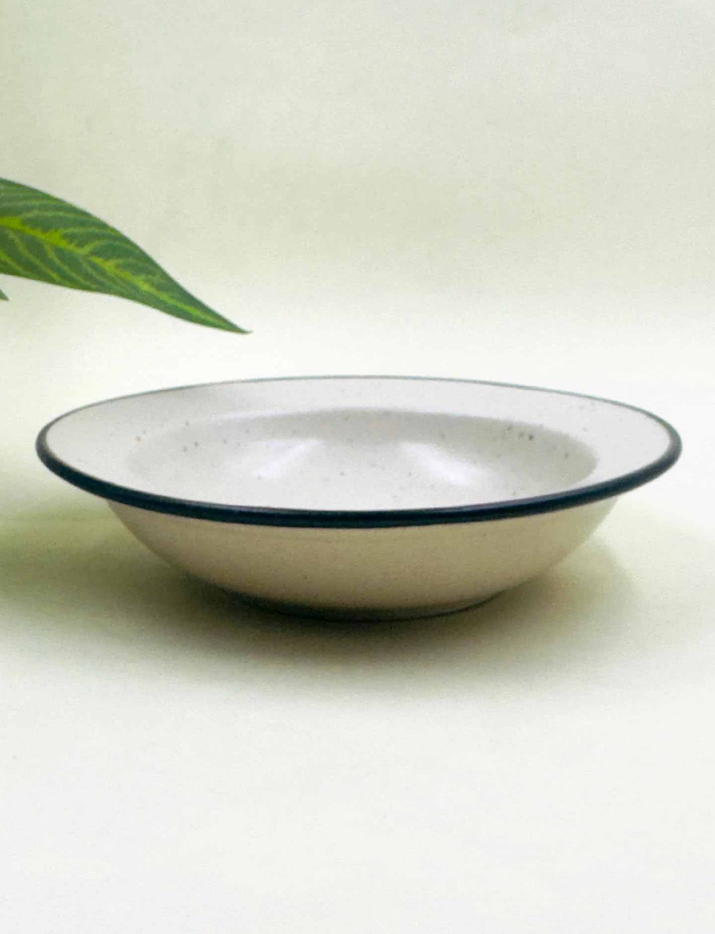 Blue Heart Ceramic Soup Plates - 2 Pack -4