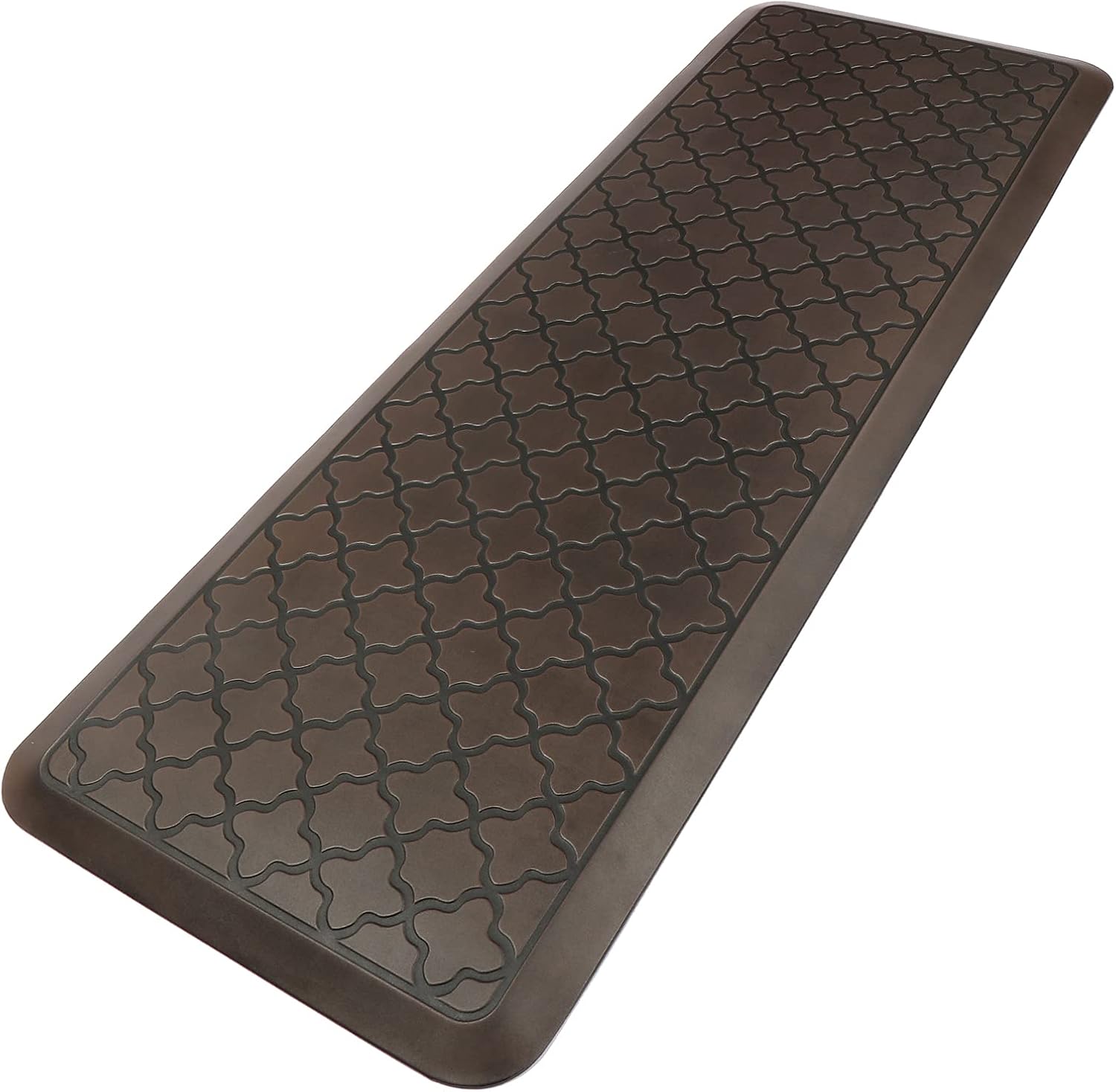 Butterfly Kitchen Mat Anti Fatigue Comfort Floor Mats - Perfect for Kitchen and Standing Desks, Waterproof Kitchen Floor Mat (Brown, 24" x 70")