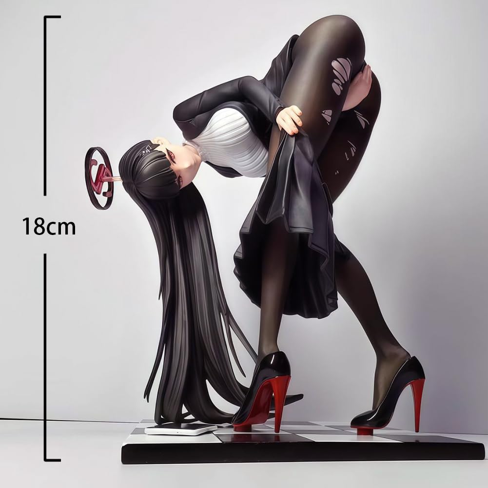 DEXSHUN Tsukatsuki Rio Figur Anime Statue Spiel Charakter Tsukatsuki Rio Modell PVC Statue Sammlerstücke Desktop Dekoration Anime Ornamente Geschenk 18cm