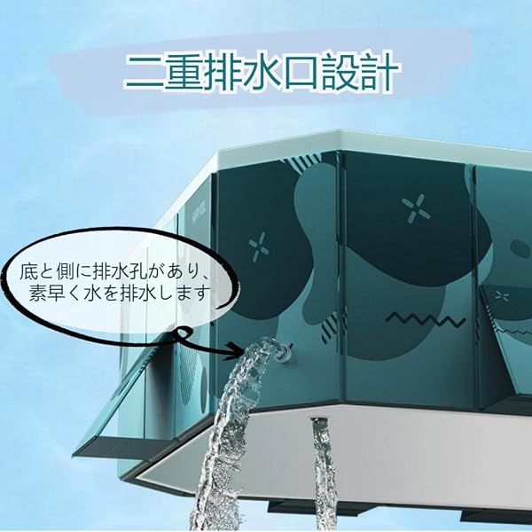 プール 大型 家庭プール 空気入れ不要 折りたたみプール 大型プール 3M 子供用プール 深い 四角い プール大きめ 折り畳みプール 巨大プール 大きいプール 特大プール 収納便利 子供 大人 水遊び 家庭用 大人用 自宅用 庭 ベランダ 室内 猛暑対策 海水浴 砂場 - 4