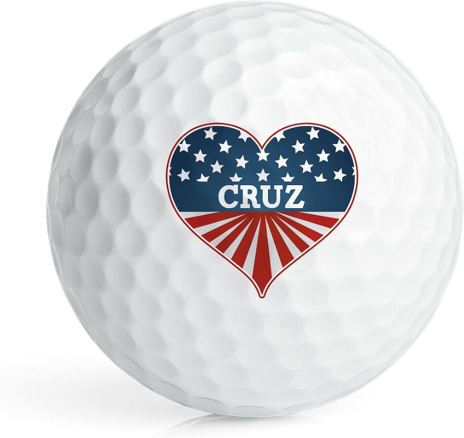 CafePress Heart Cruz Novelty Golf Balls (Pk of 12)