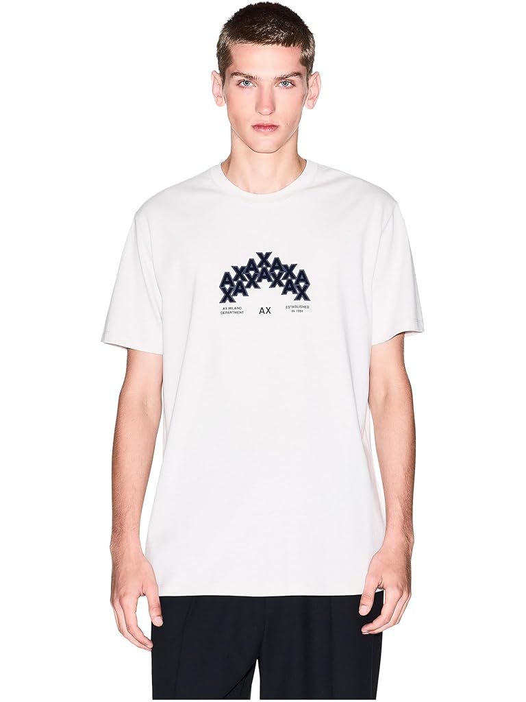 White Armani Exchange Ax Graphic T-shirt