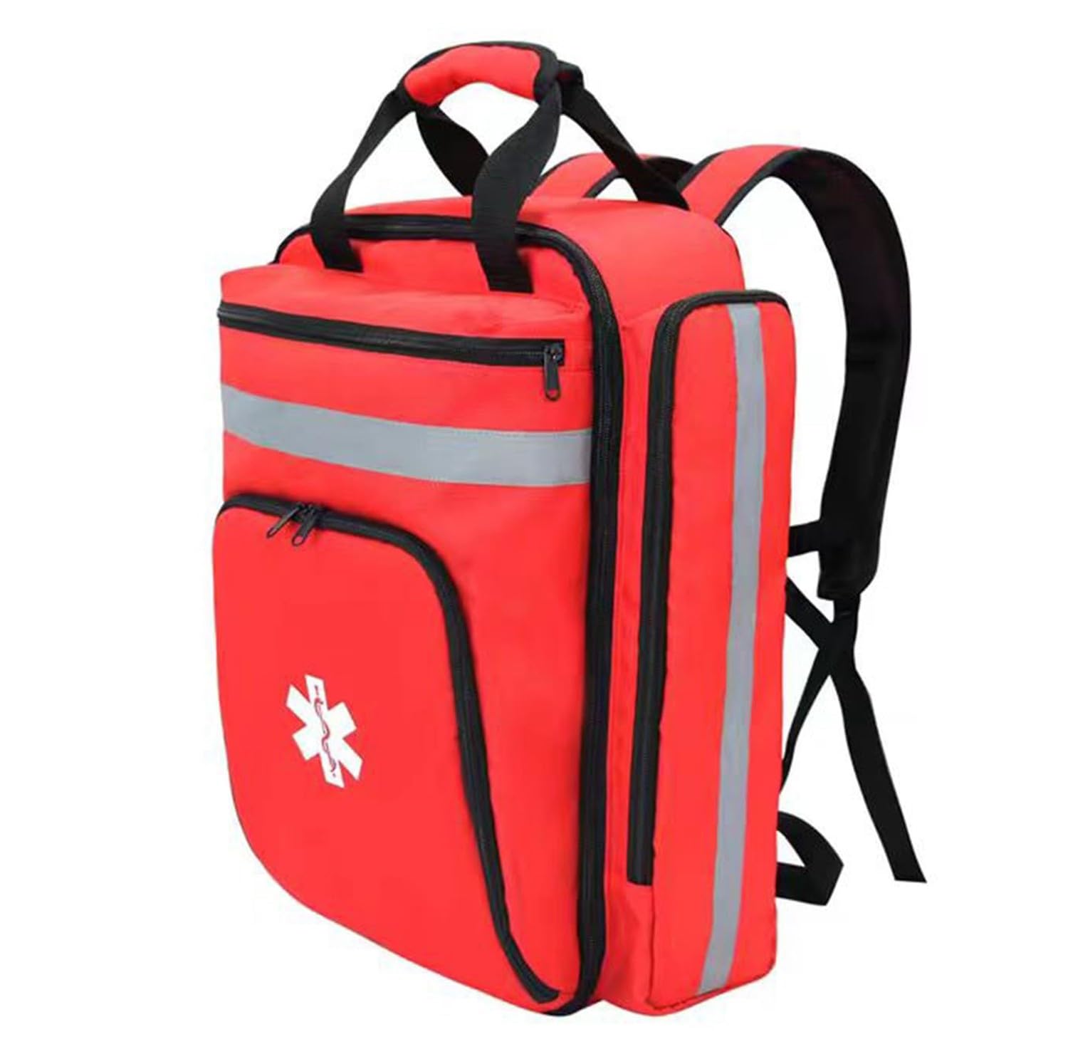 Zaino Professionale Di Pronto Soccorso Vuoto, Zaino Infermiere Domiciliare, Borsa Medica Tattica Con Riflettente, Zaino Medico Grande Capacità Per Campeggio, Escursionismo