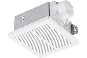 Tech Drive 50 CFM Ultra Quiet Bathroom Exhaust Fan