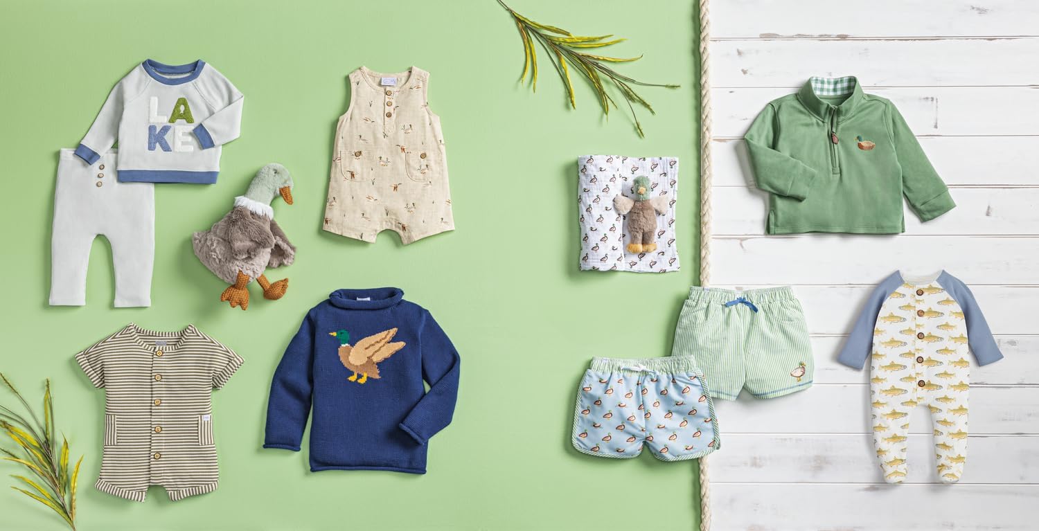 Mud Pie Toddler Boy Duck Swim Trunk