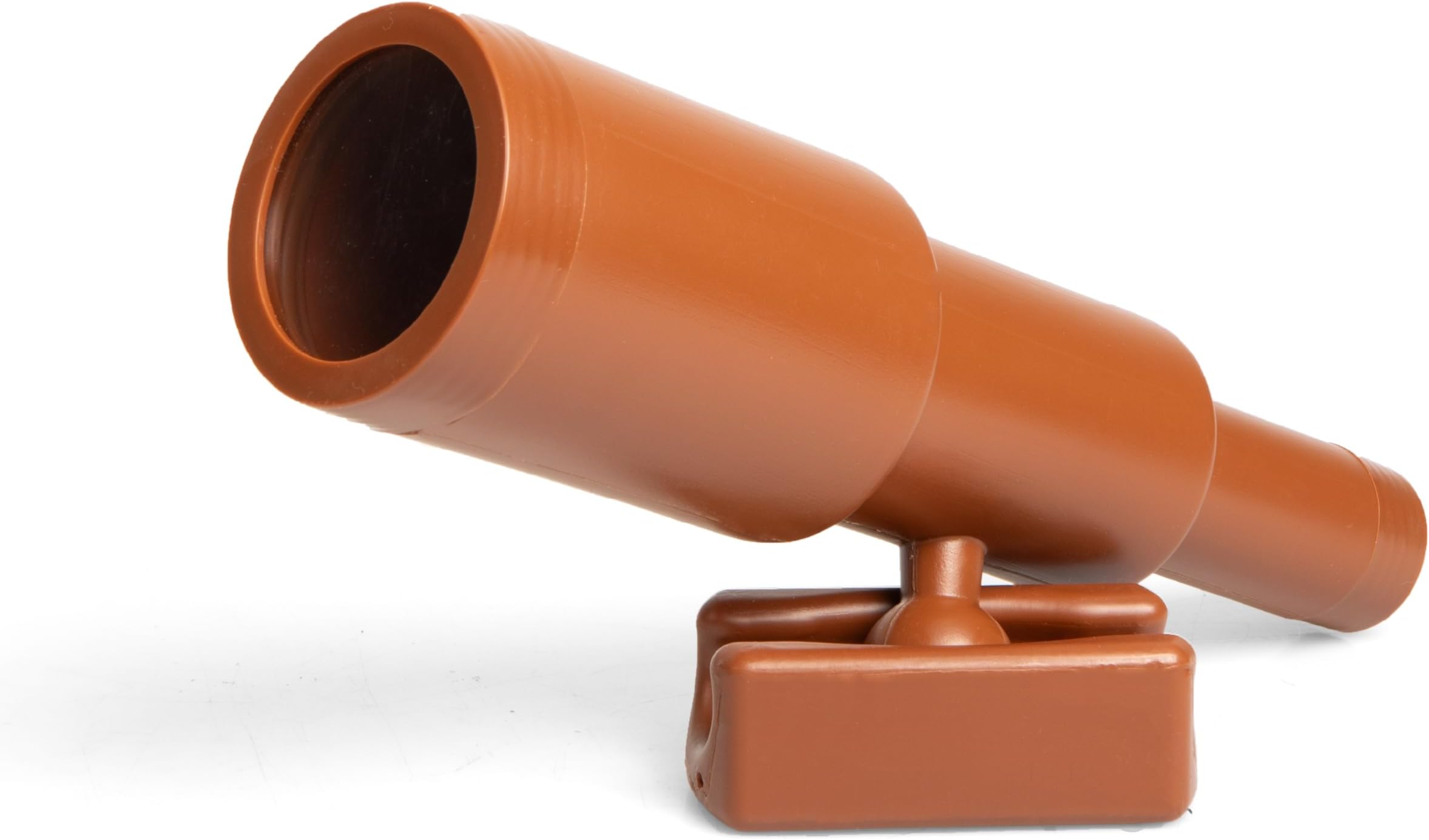 Barcaloo Playhouse Accessories for Kids Outdoor Playset - 11 inch Brown Pirate Playground Telescope Attachment for Backyard Treehouse, Jungle Gym or Swing Set