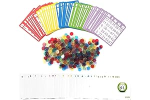 Yuanhe Bingo Cards Game Set: Engage in Thrilling Family Game Nights and Classroom Activities