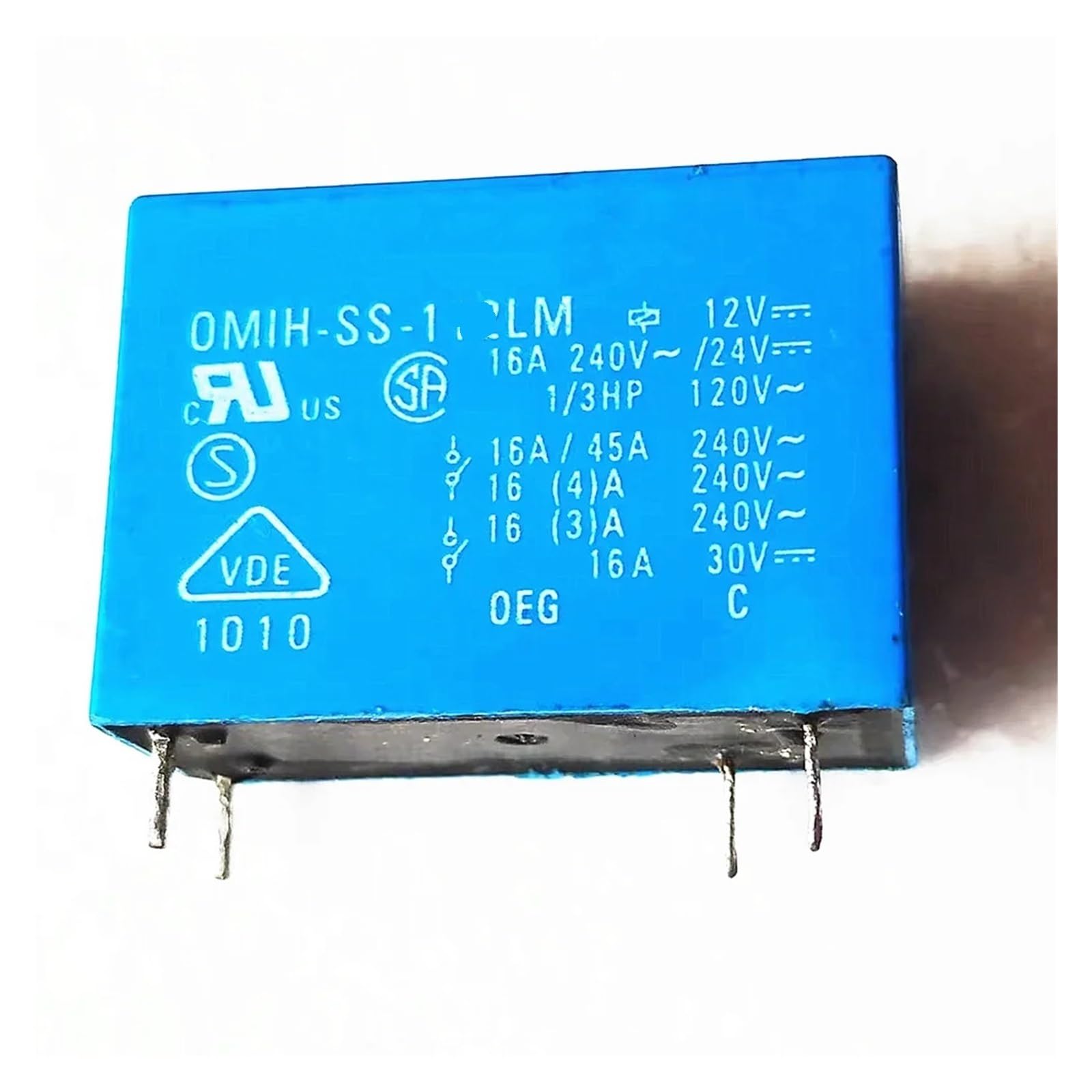 SMGLRUEAT 5pcs OMIH-SS-124LM 24V 4pins 16A relay