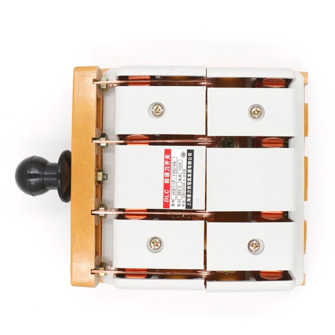 BaomainElectronic 4 Pole Double Throw Electric Brake Safety Knife Switch 380V 100A